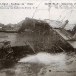 Varada del vapor Hilda en Saint Malo. 1905
