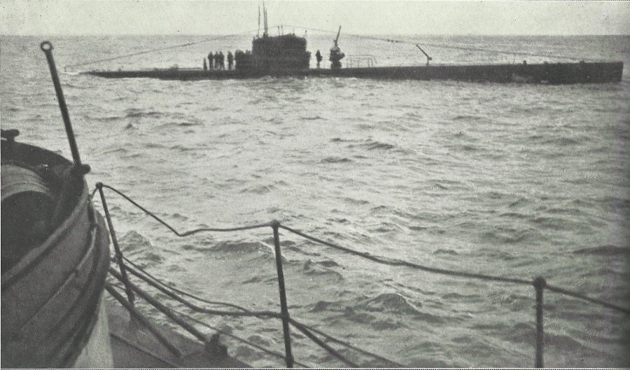 El hundimiento del submarino B 6